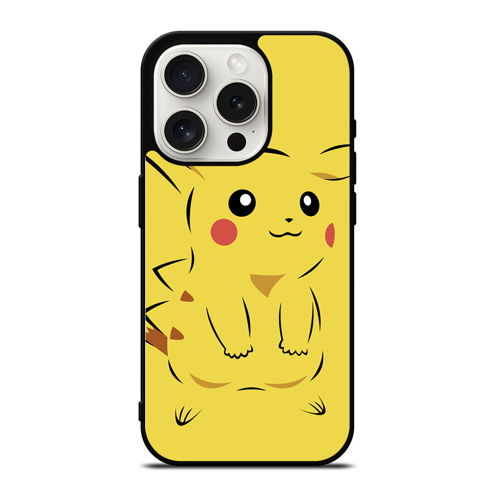 PIKACHU POKEMON CARTOON iPhone 15 Pro Case Cover