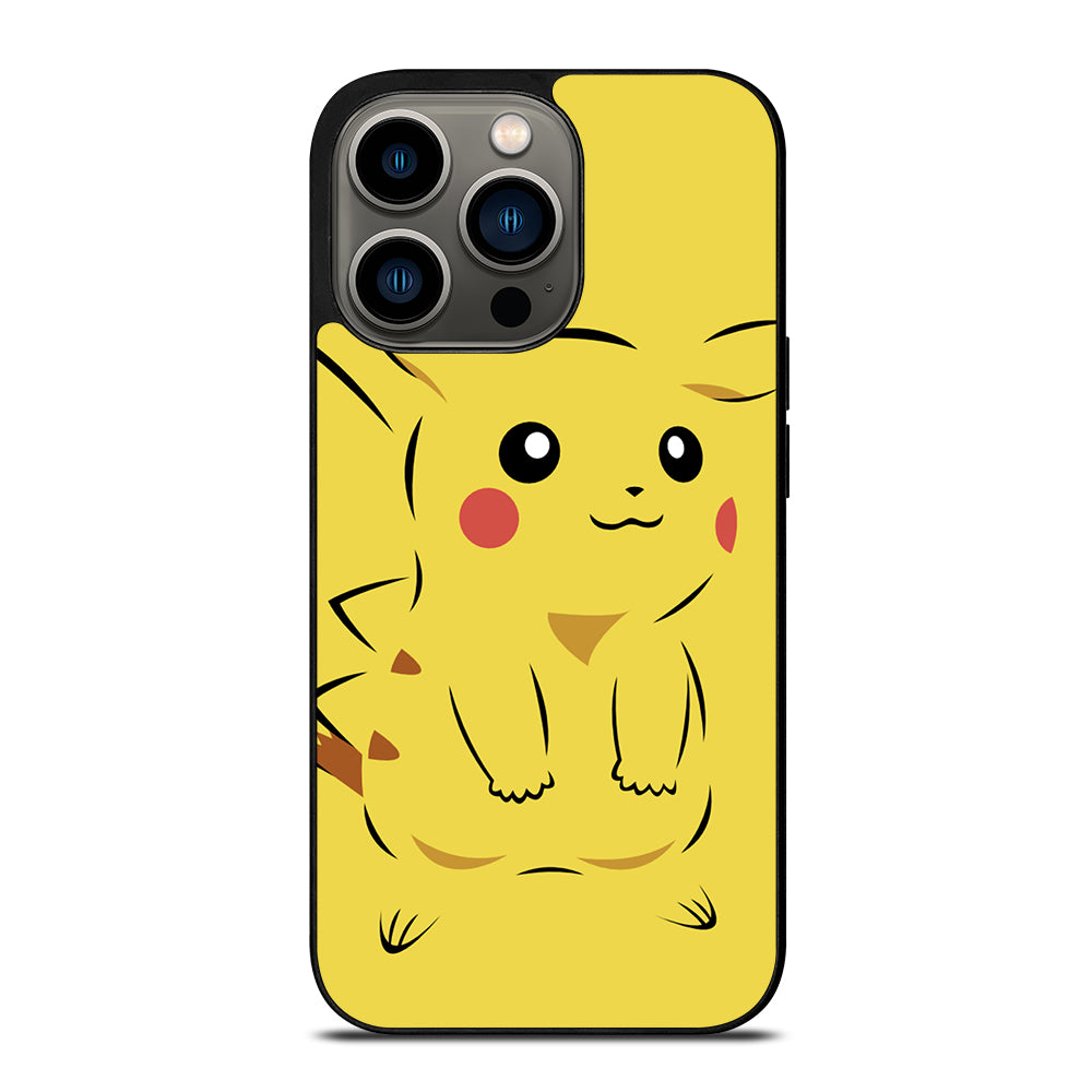 PIKACHU POKEMON CARTOON iPhone 13 Pro Case Cover