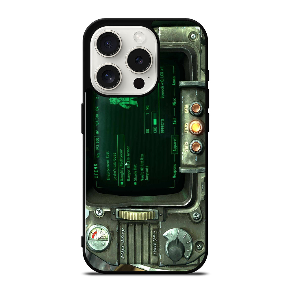 PIMP BOY FALLOUT iPhone 15 Pro Case Cover