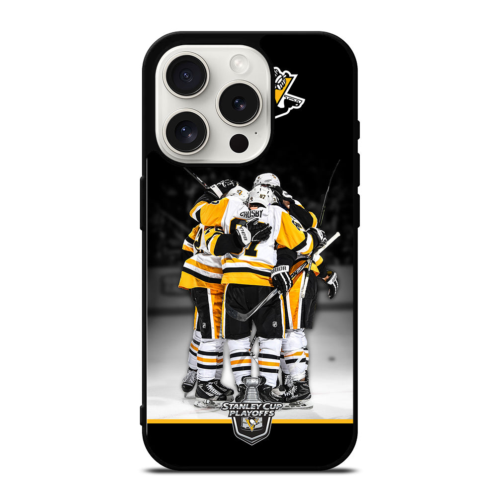 PITTSBURGH PENGUINS HOCKEY 3 iPhone 15 Pro Case Cover