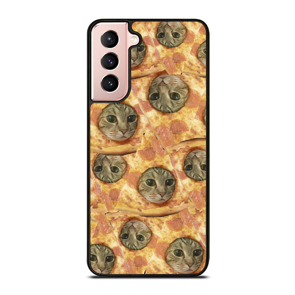 PIZZA CAT PATTERN Samsung Galaxy S21 Case Cover