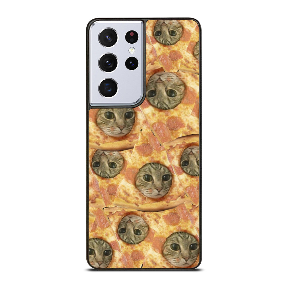 PIZZA CAT PATTERN Samsung Galaxy S21 Ultra Case Cover