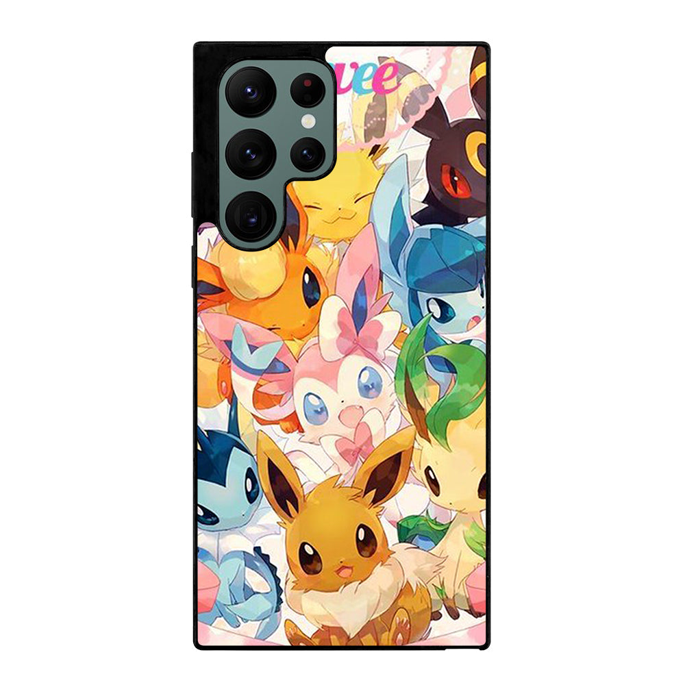 POKEMON EEVEE ALL EVOLUTION 1 Samsung Galaxy S22 Ultra Case Cover