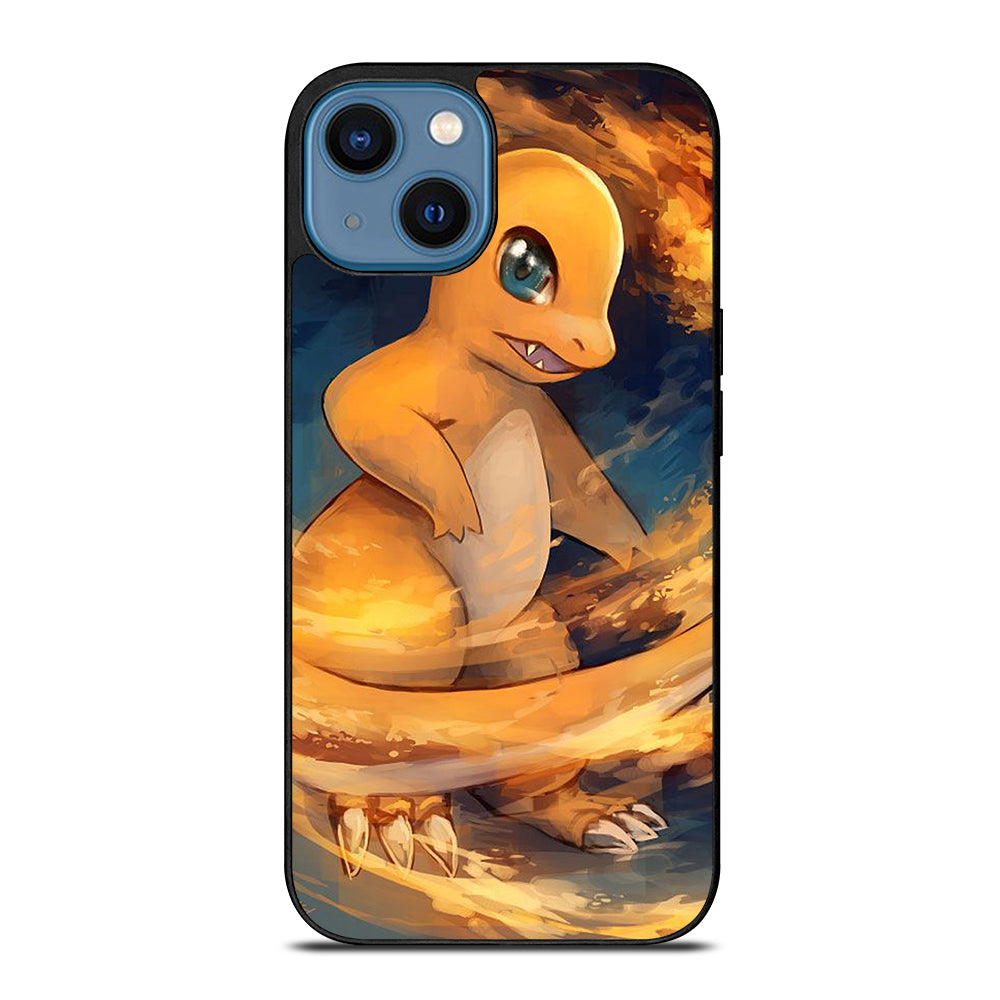 POKEMON ANIME CHARMANDER ART iPhone 14 Case Cover