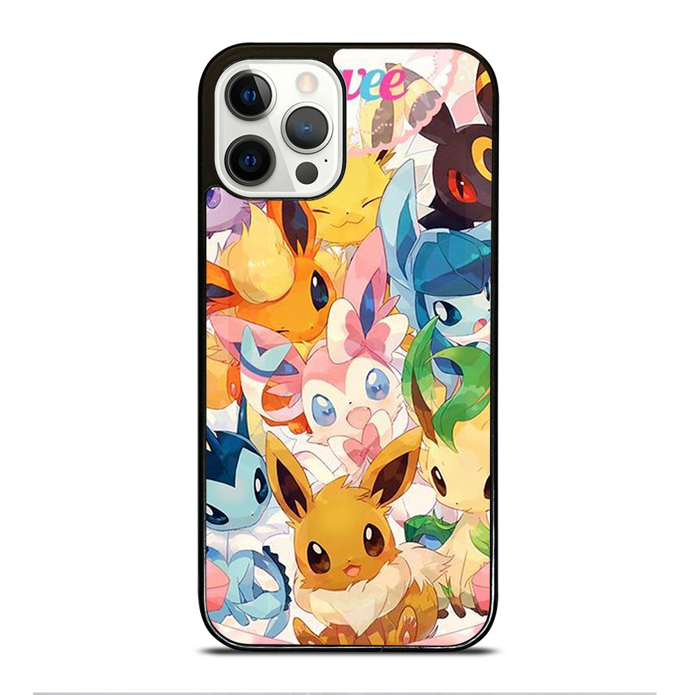 POKEMON EEVEE ALL EVOLUTION 1 iPhone 12 Pro Case Cover