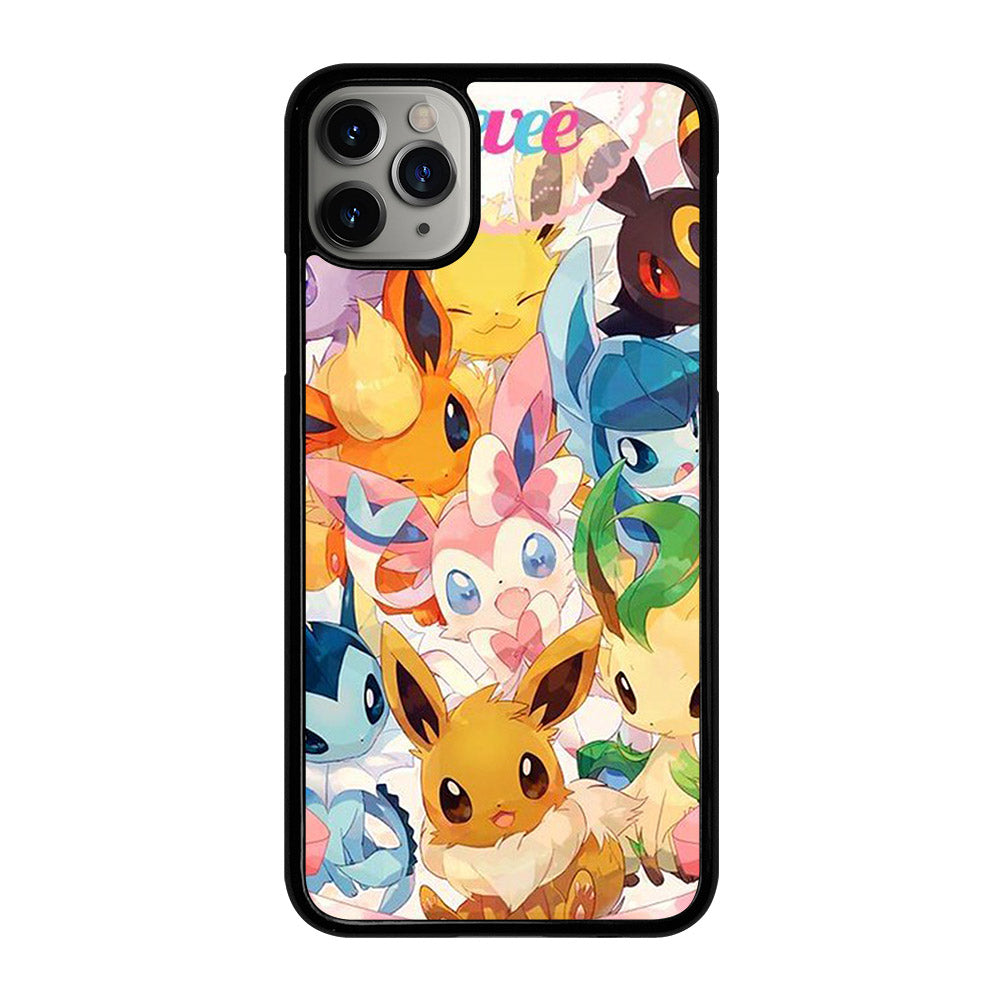 POKEMON EEVEE ALL EVOLUTION 1 iPhone 11 Pro Max Case Cover