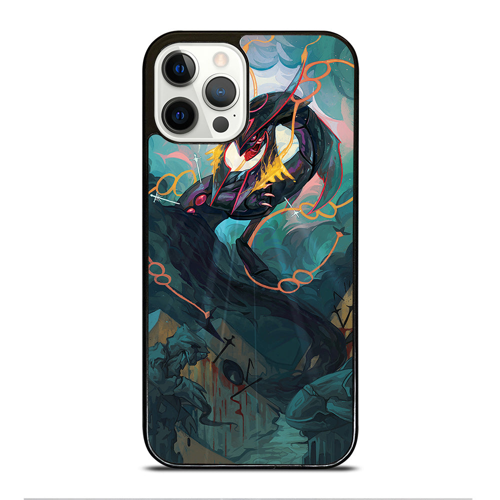 POKEMON SHINY RAYQUAZA DRAGON ART iPhone 12 Pro Case Cover