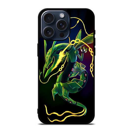 POKEMON SHINY RAYQUAZA DRAGON iPhone 15 Pro Max Case Cover