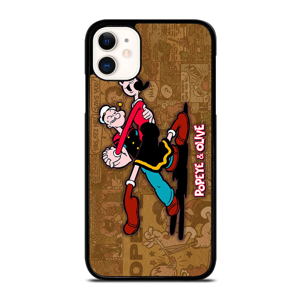 POPEYE AND OLIVE CARTOON iPhone 11 Case Cover