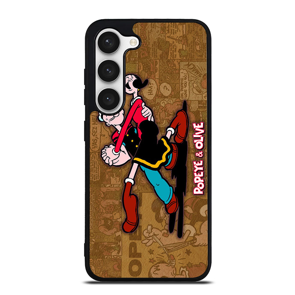 POPEYE AND OLIVE CARTOON Samsung Galaxy S23 Case Cover