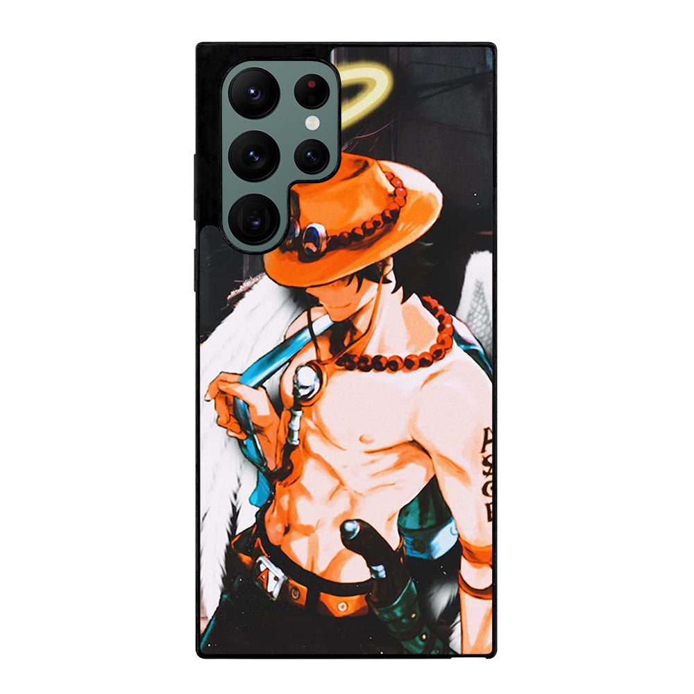 PORTGAS D ACE R.I.P ONE PIECE Samsung Galaxy S22 Ultra Case Cover