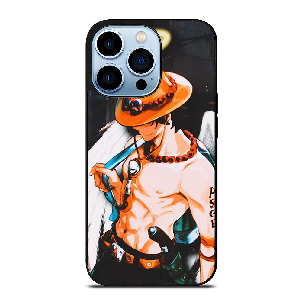 PORTGAS D ACE R.I.P ONE PIECE iPhone 13 Pro Max Case Cover