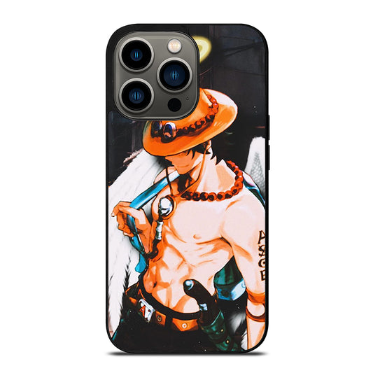 PORTGAS D ACE R.I.P ONE PIECE iPhone 13 Pro Case Cover