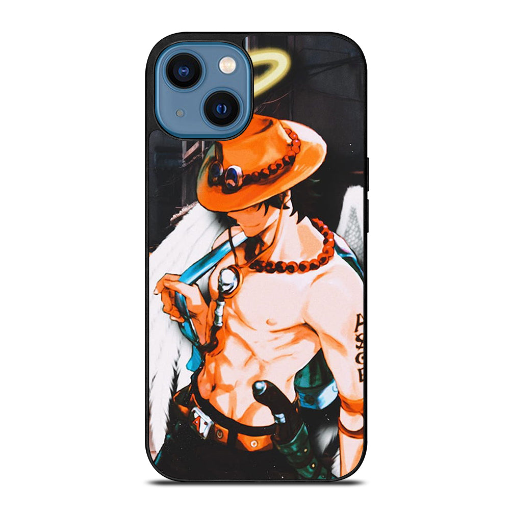 PORTGAS D ACE R.I.P ONE PIECE iPhone 14 Case Cover