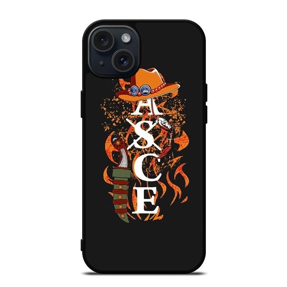 PORTGAS D ACE TATTOO ONE PIECE iPhone 15 Plus Case Cover – casecentro