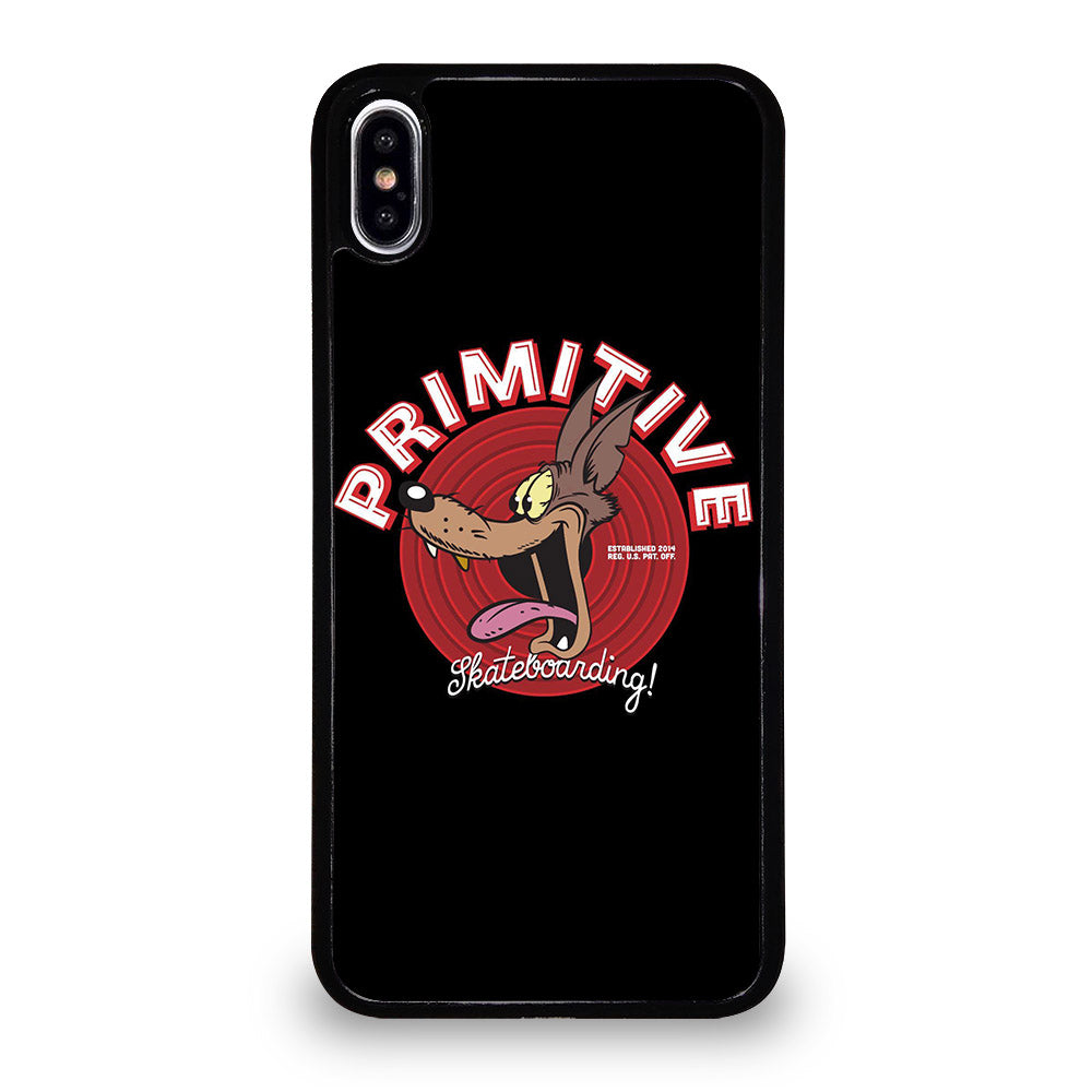 PRIMITIVE SKATEBOARDING CARTOON LOGO iPhone XS Max Case Cover