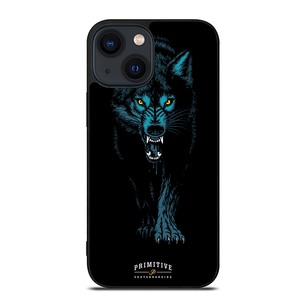 PRIMITIVE SKATEBOARDING LOGO WOLF iPhone 14 Plus Case Cover