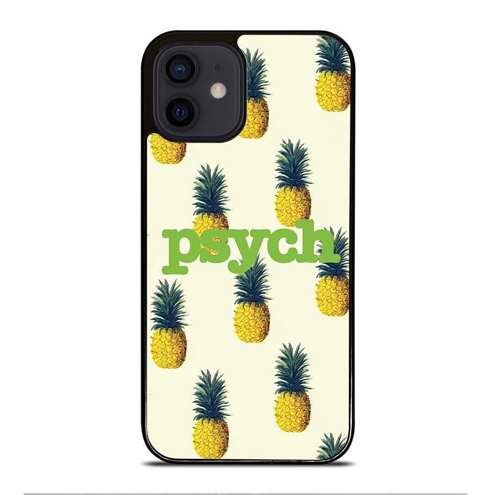 PSYCH PINEAPPLE PATTERN iPhone 12 Mini Case Cover