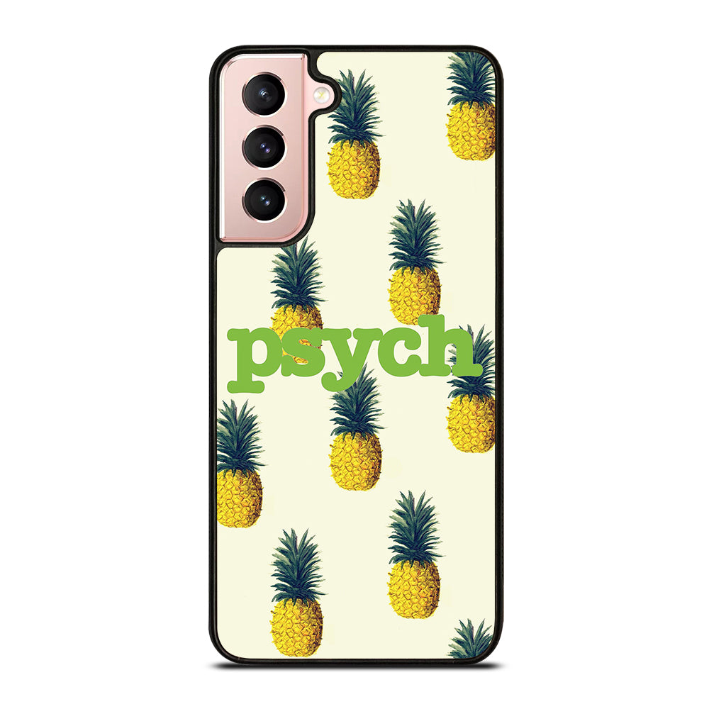 PSYCH PINEAPPLE PATTERN Samsung Galaxy S21 Case Cover