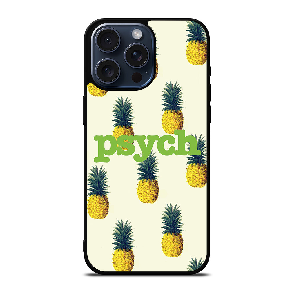 PSYCH PINEAPPLE PATTERN iPhone 15 Pro Max Case Cover
