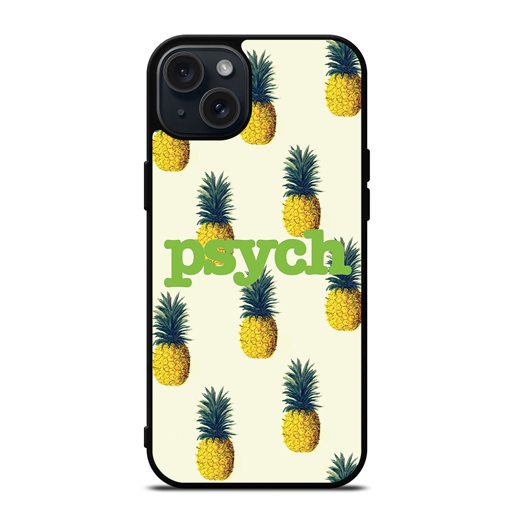 PSYCH PINEAPPLE PATTERN iPhone 15 Plus Case Cover