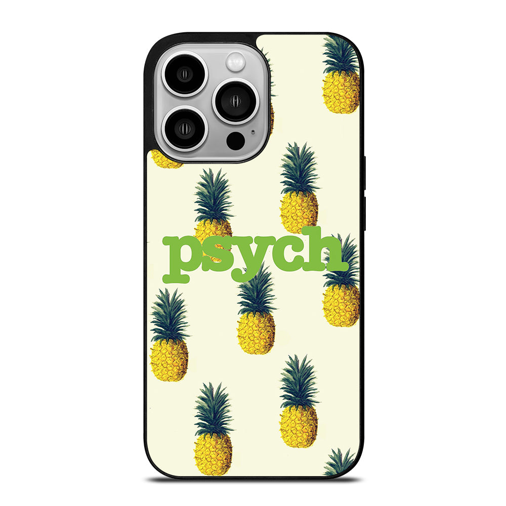 PSYCH PINEAPPLE PATTERN iPhone 14 Pro Case Cover