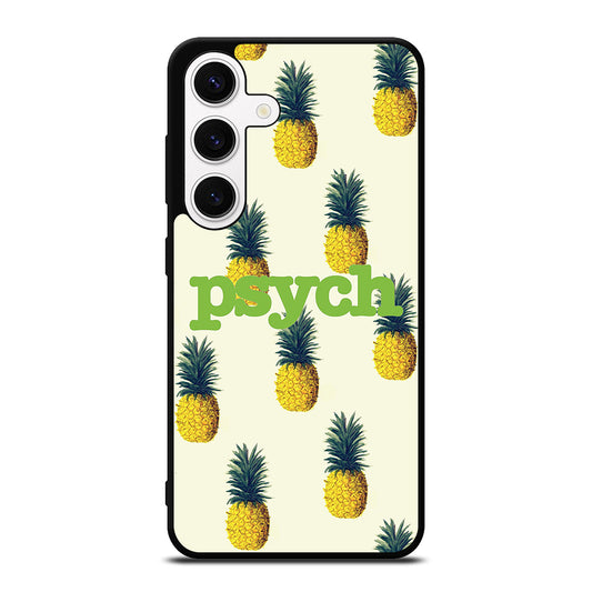 PSYCH PINEAPPLE PATTERN Samsung Galaxy S24 Case Cover