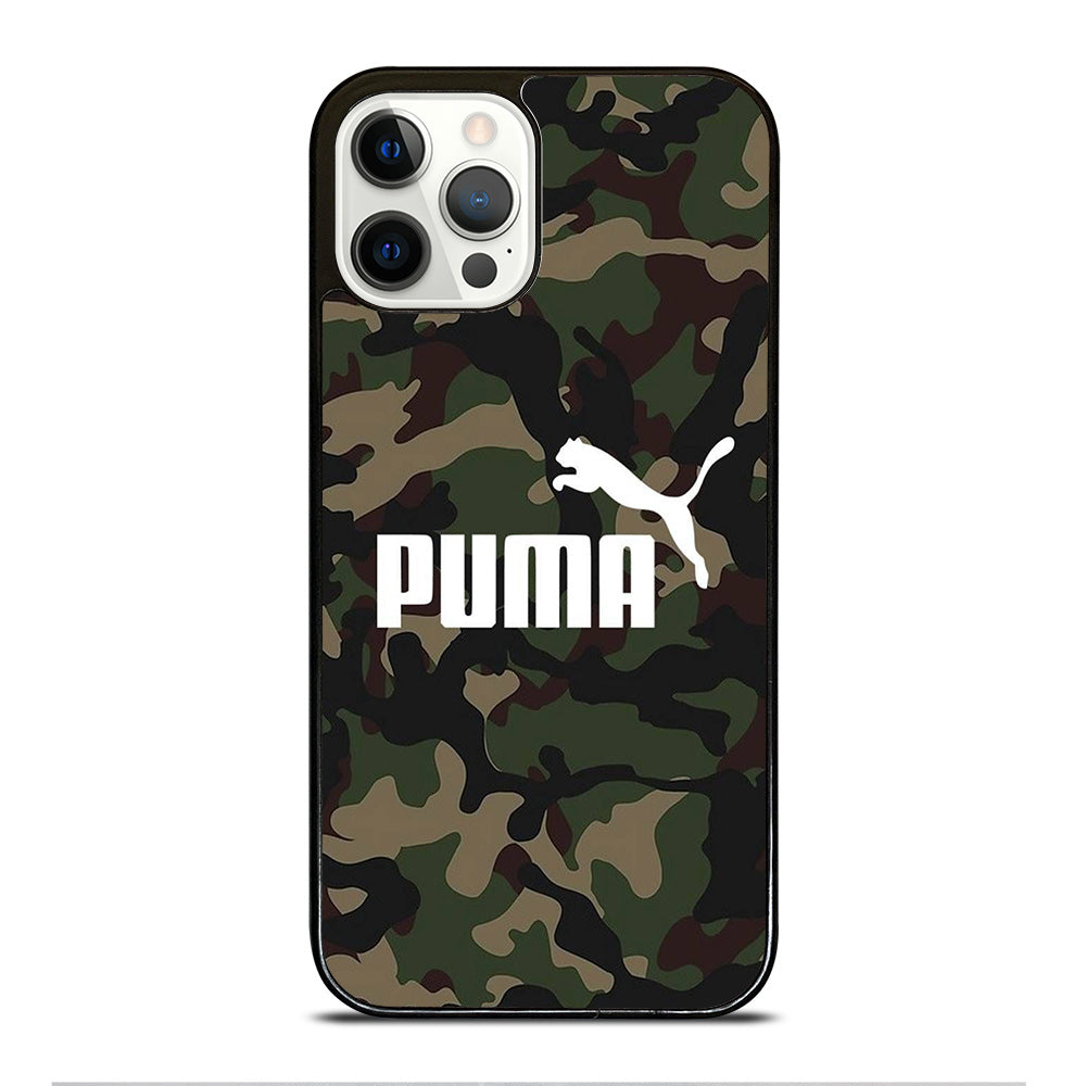 PUMA CAMO LOGO iPhone 12 Pro Case Cover