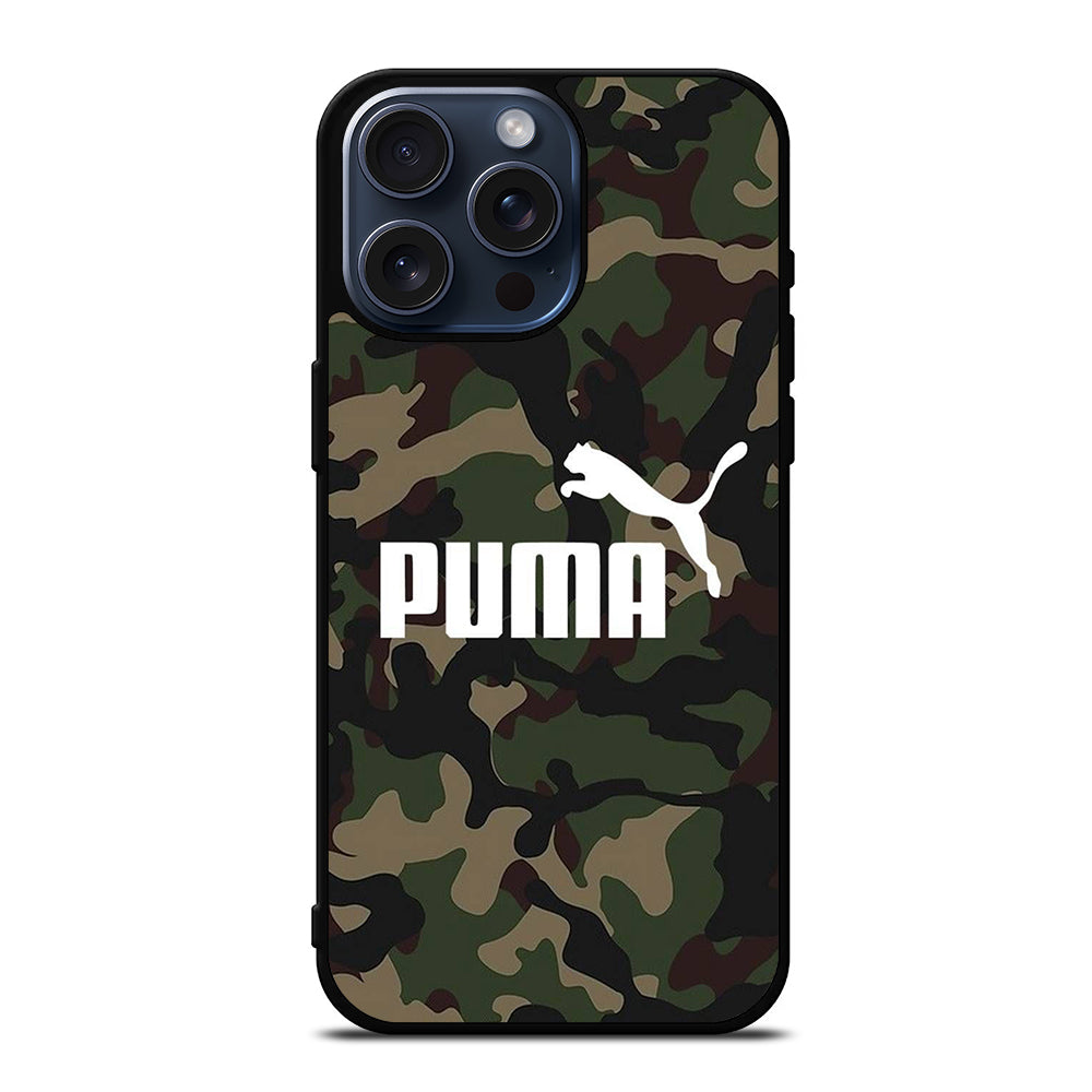 PUMA CAMO LOGO iPhone 15 Pro Max Case Cover