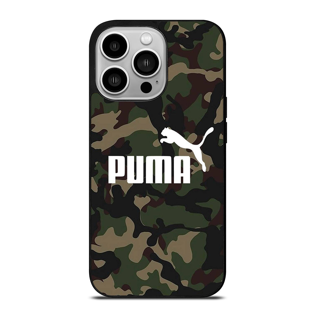 PUMA CAMO LOGO iPhone 14 Pro Case Cover