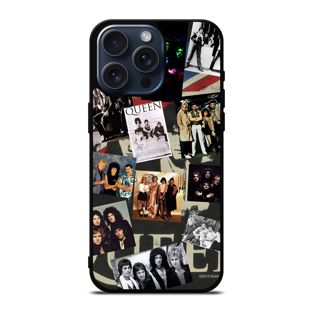 QUEEN BAND COLLAGE iPhone 15 Pro Max Case Cover