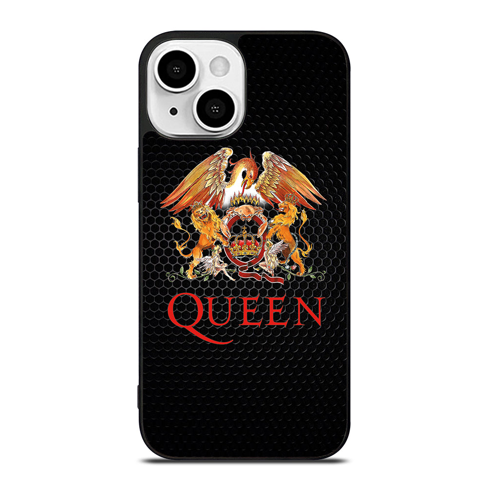 QUEEN BAND METAL LOGO iPhone 13 Mini Case Cover