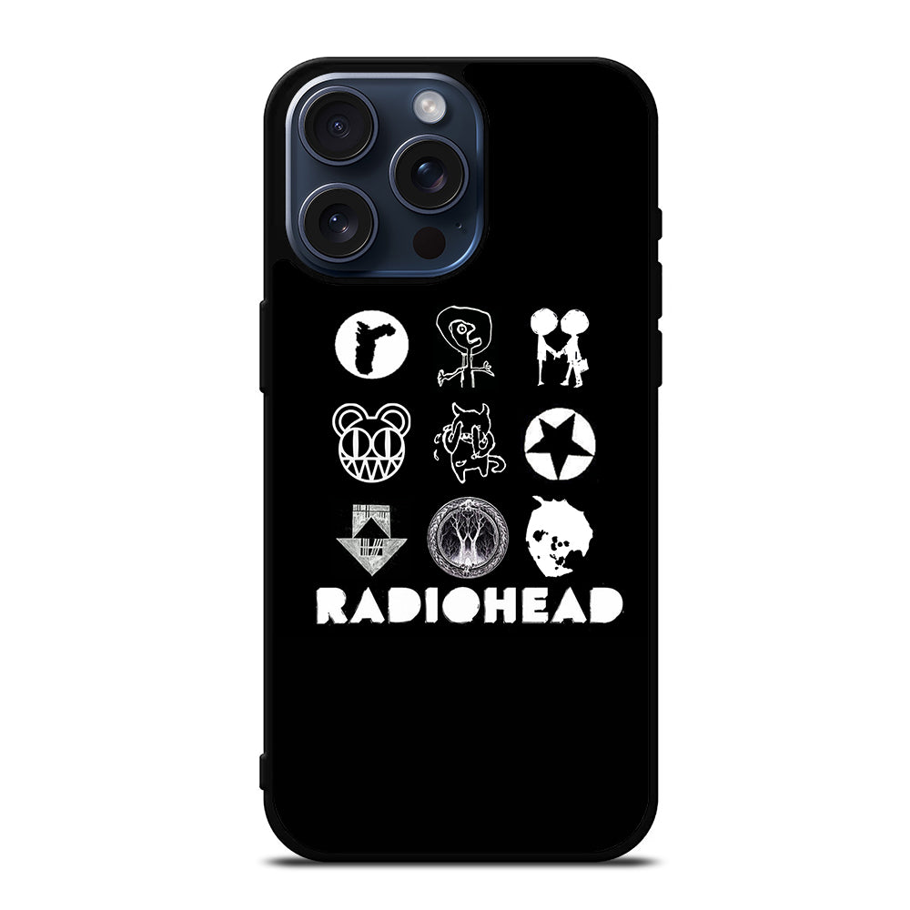 RADIOHEAD BAND LOGO iPhone 15 Pro Max Case Cover