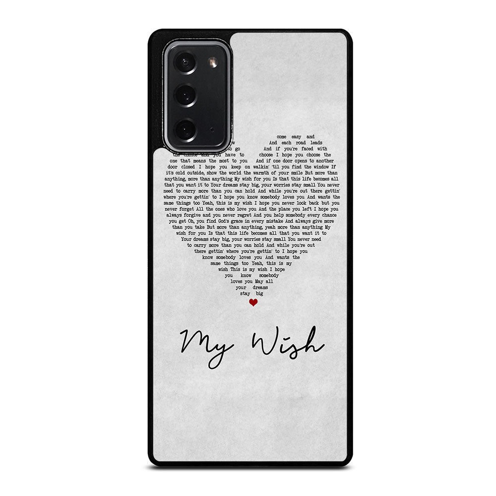 RASCAL FLATTS BAND LYRIC Samsung Galaxy Note 20 Case Cover