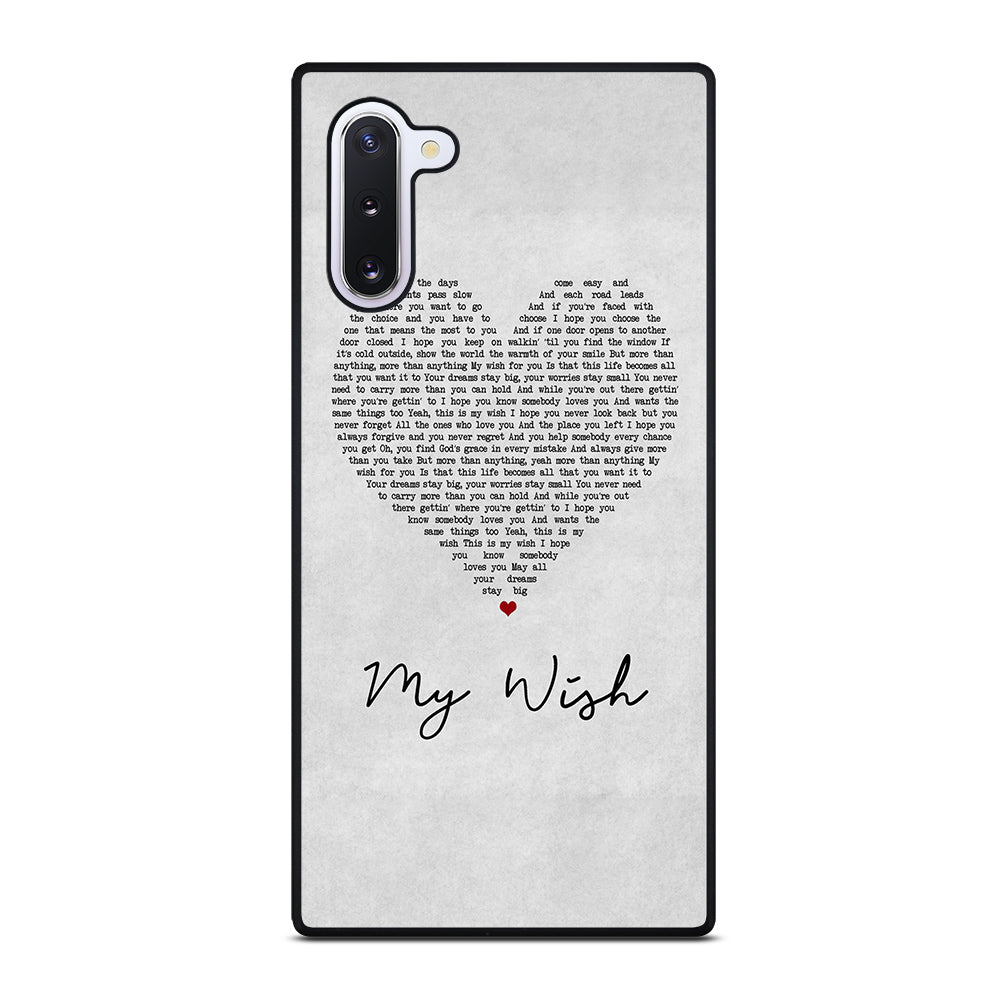 RASCAL FLATTS BAND LYRIC Samsung Galaxy Note 10 Case Cover