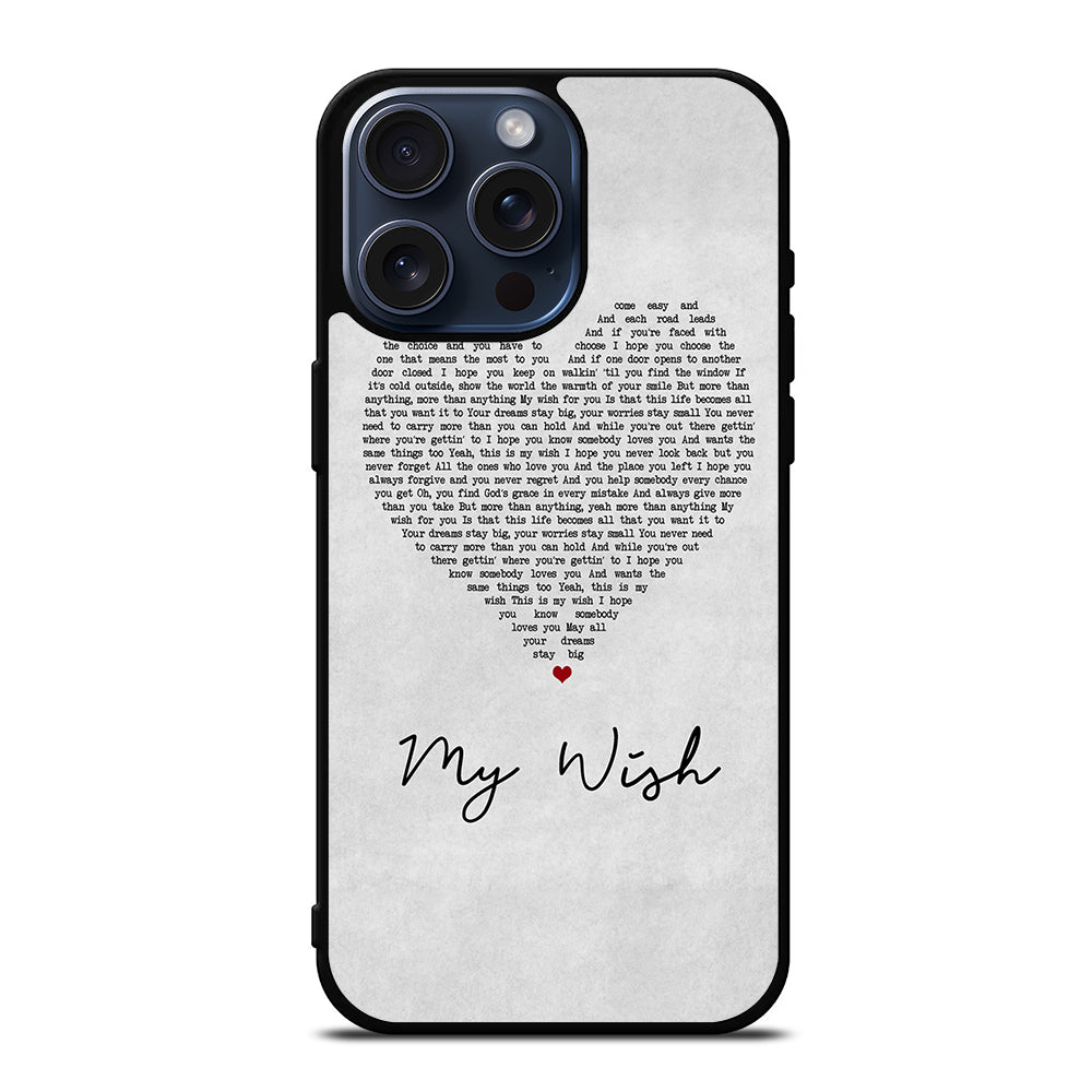 RASCAL FLATTS BAND LYRIC iPhone 15 Pro Max Case Cover