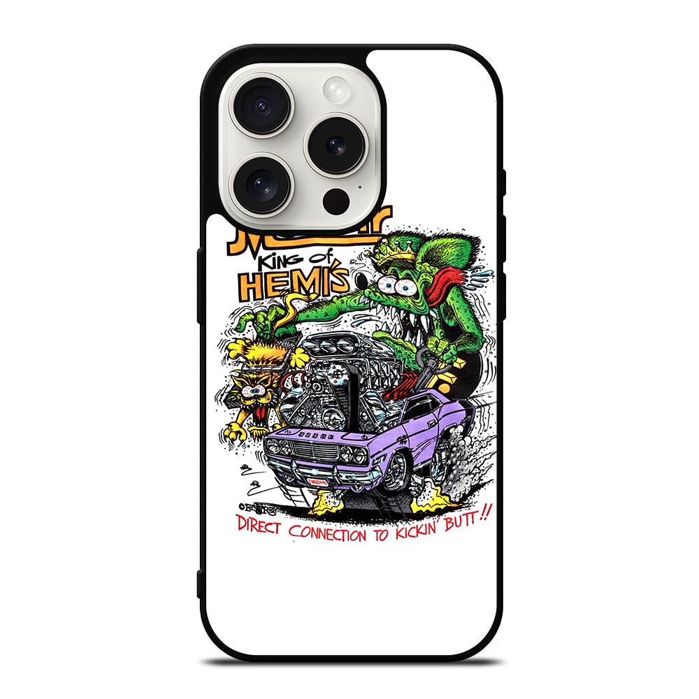 RAT FINK MOPAR KING OF HEMIS iPhone 15 Pro Case Cover