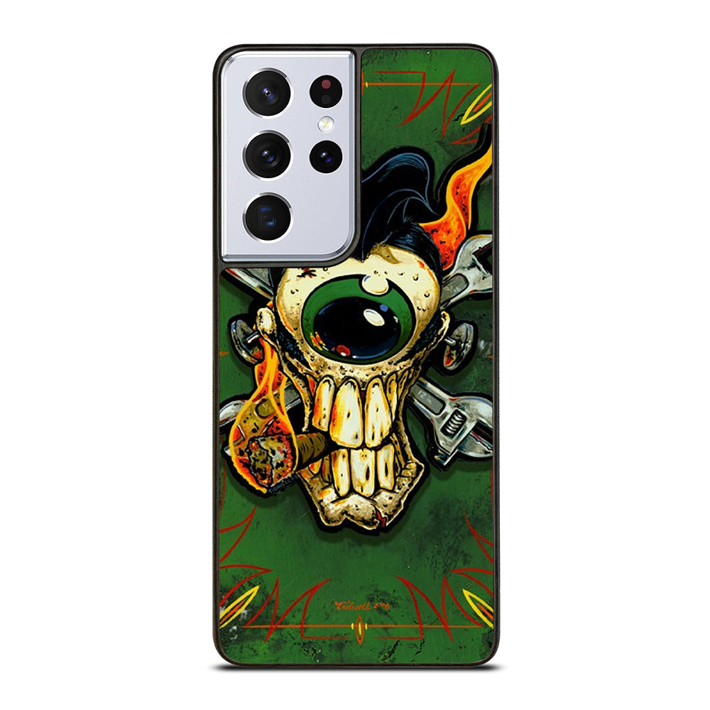 RAT FINK SKULL Samsung Galaxy S21 Ultra Case Cover