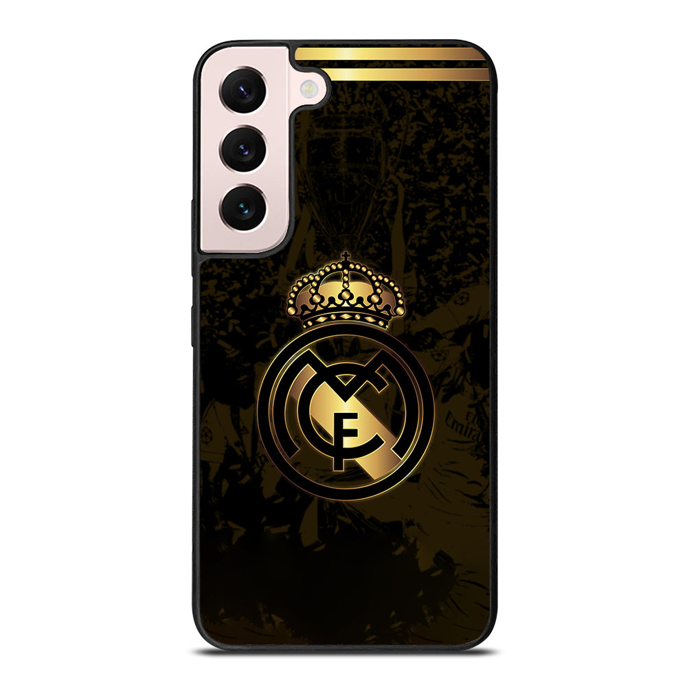 REAL MADRID FC GOLD LOGO Samsung Galaxy S22 Plus Case Cover