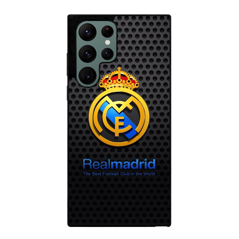 REAL MADRID FC METAL LOGO Samsung Galaxy S22 Ultra Case Cover