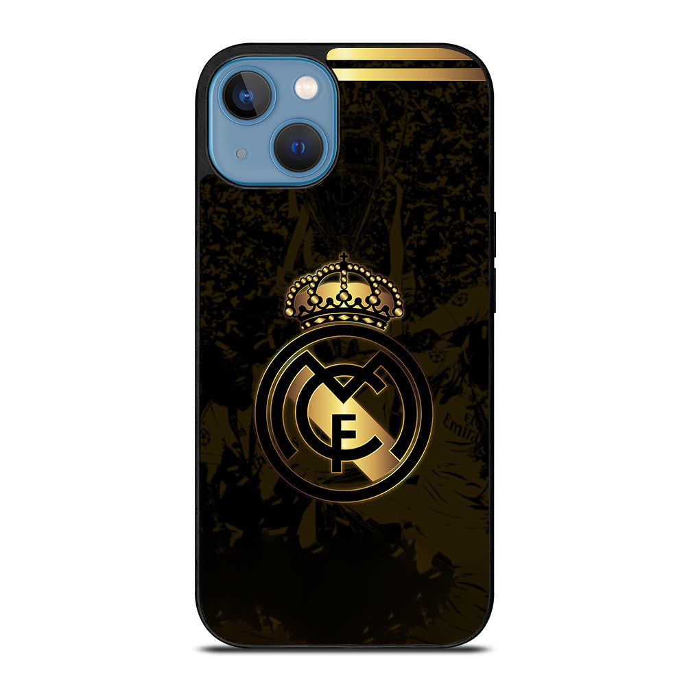 REAL MADRID FC GOLD LOGO iPhone 13 Case Cover