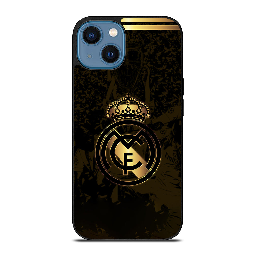 REAL MADRID FC GOLD LOGO iPhone 14 Case Cover