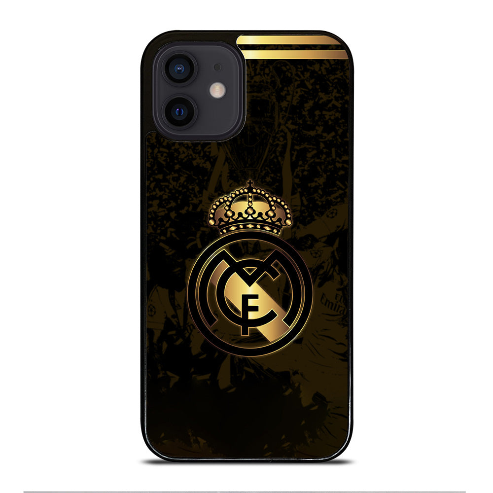 REAL MADRID FC GOLD LOGO iPhone 12 Mini Case Cover