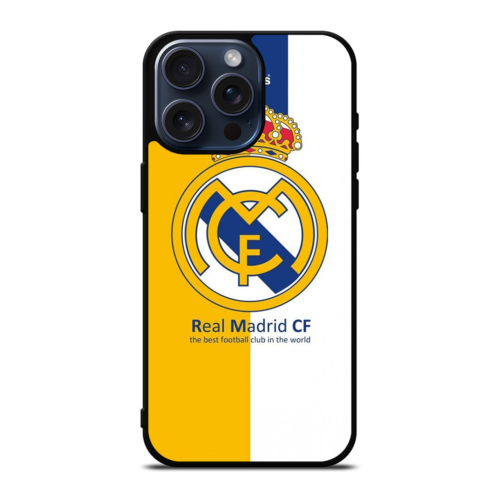 REAL MADRID FC LOGO iPhone 15 Pro Max Case Cover