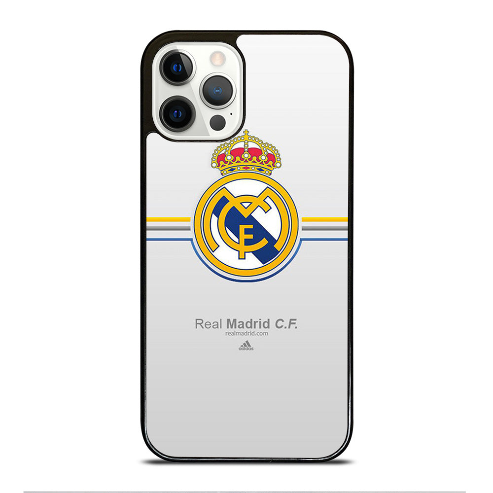 REAL MADRID FC STRIPE LOGO iPhone 12 Pro Case Cover