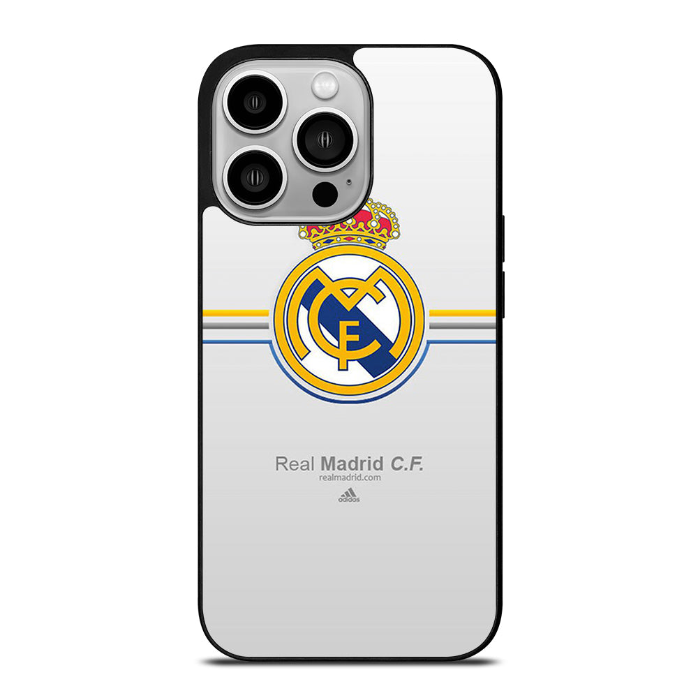 REAL MADRID FC STRIPE LOGO iPhone 14 Pro Case Cover