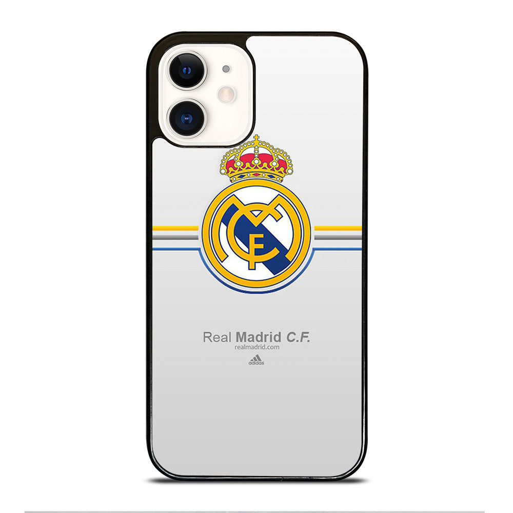 REAL MADRID FC STRIPE LOGO iPhone 12 Case Cover
