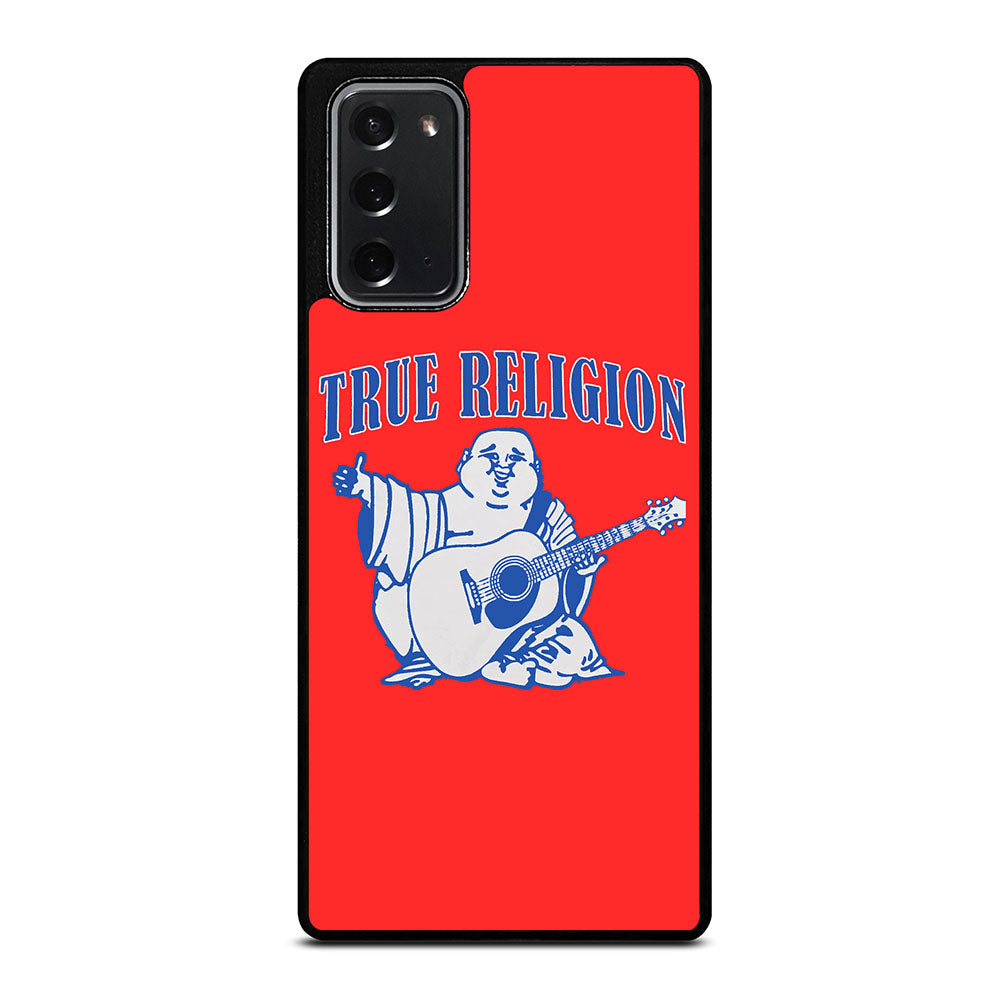 RED BIG BUDDHA TRUE RELIGION LOGO Samsung Galaxy Note 20 Case Cover