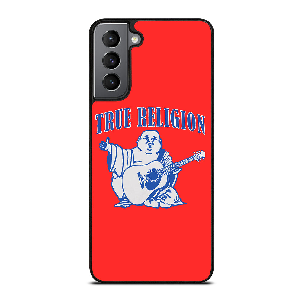 RED BIG BUDDHA TRUE RELIGION LOGO Samsung Galaxy S21 Plus Case Cover