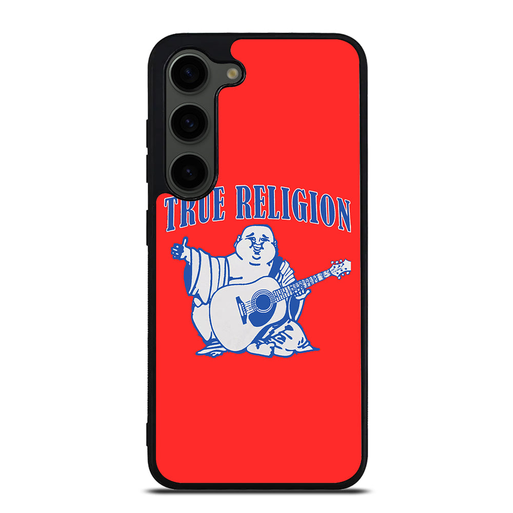 RED BIG BUDDHA TRUE RELIGION LOGO Samsung Galaxy S23 Plus Case Cover